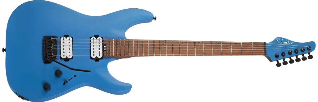 Schecter Aaron Marshall AM-6 Satin Electric Guitar, Royal Sapphire 2944-SHC-0