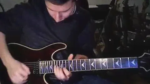 schecter omen extreme 7 stephane crazy metal song