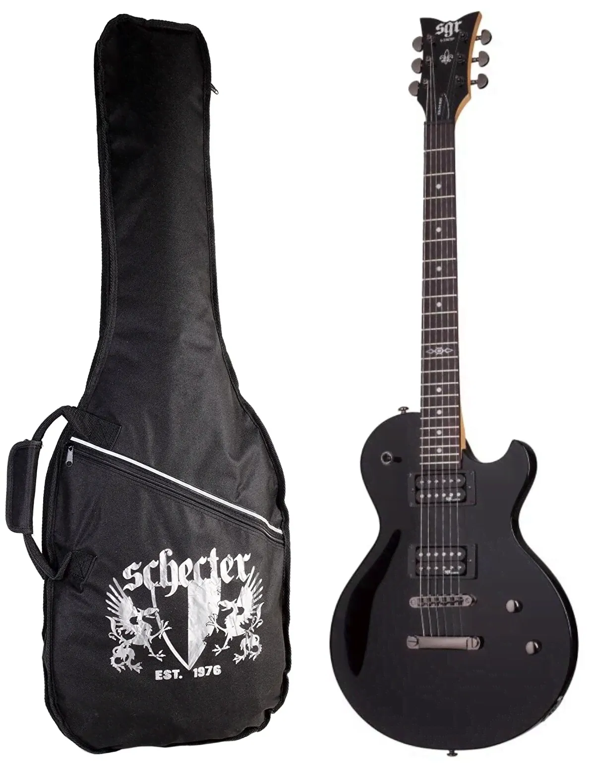 Godin Электрогитара Les Paul SCHECTER SGR SOLO-II BLK электро и бас гитары-0