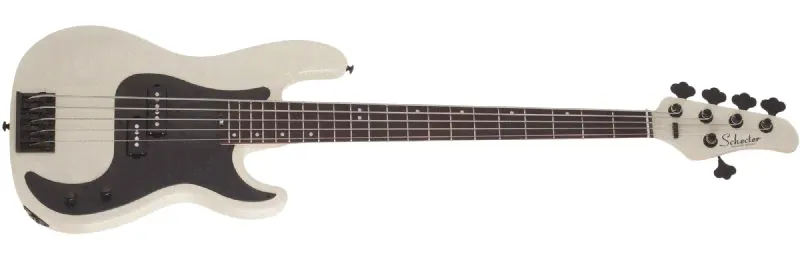 Schecter P-5 Flat Top Electric Bass in Ivory 2922-SHC-0