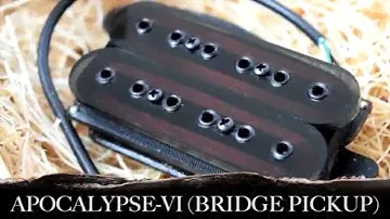 Schecter Custom Shop - Apocalypse VI (Bridge pickup) Demo, Guitar Only